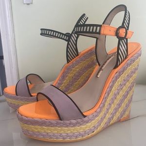 Sophia Webster Lucita Suede Platform Espadrille